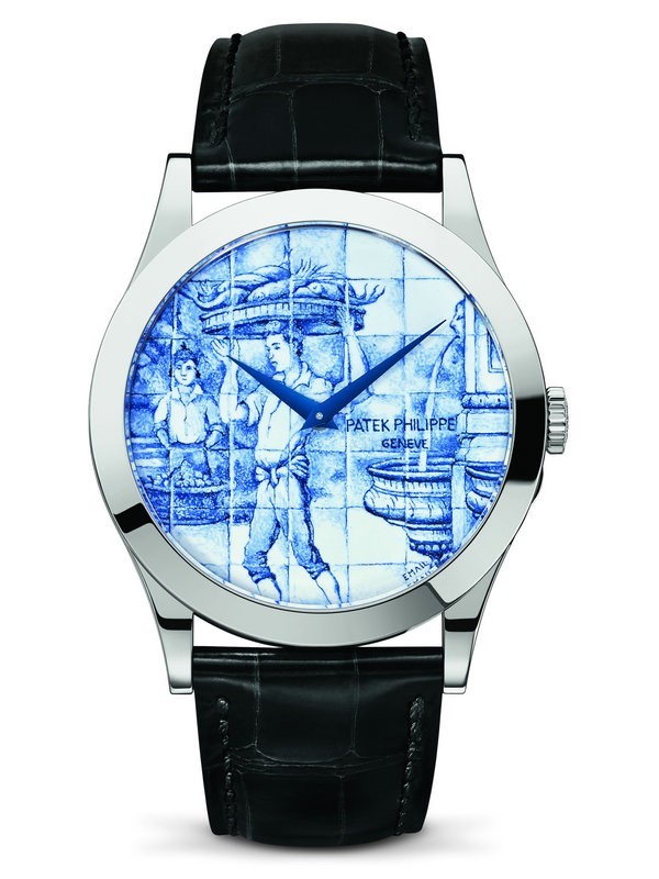 AAA Replica Patek Philippe Calatrava Enamel The Porter Watch 5089G-061